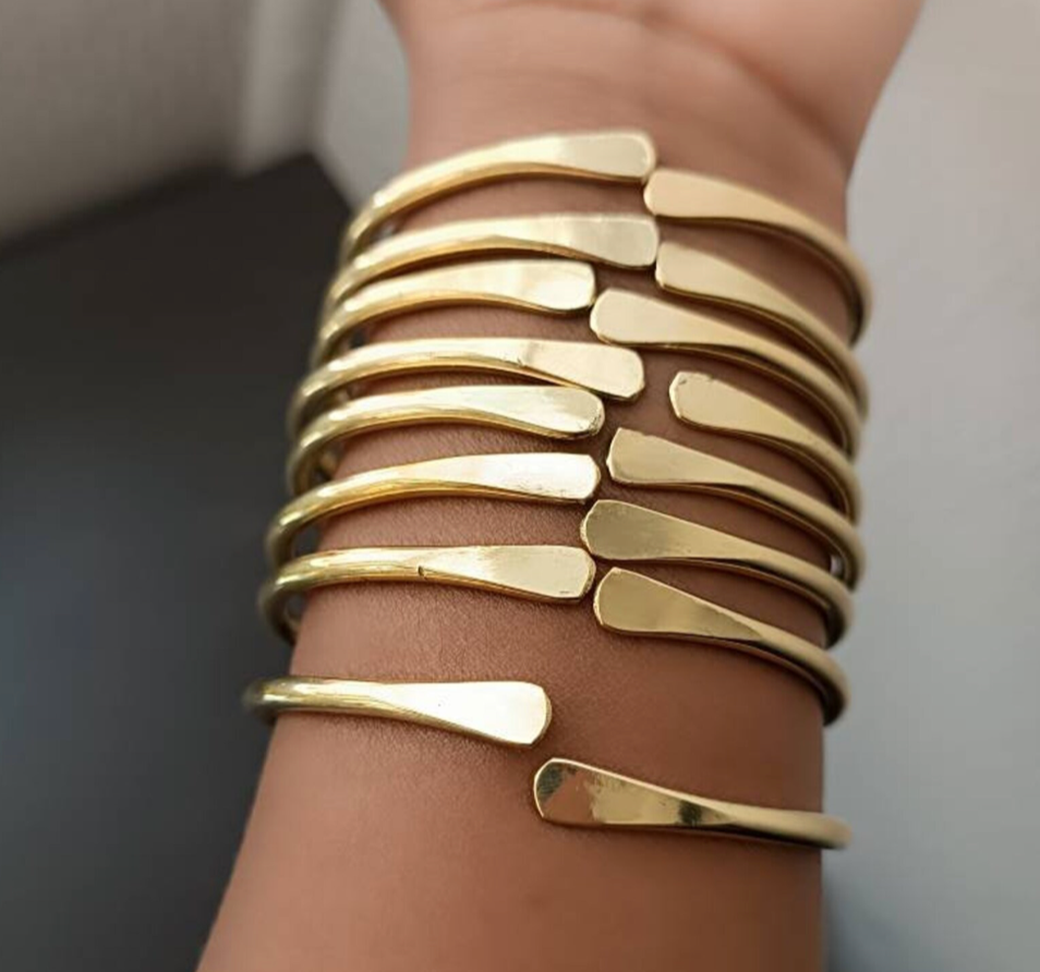 African Brass Bracelets