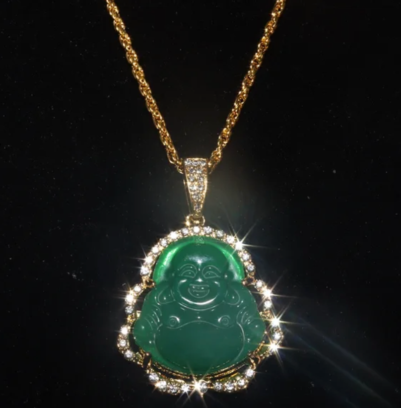 Good Luck Laughing Buddha Necklace