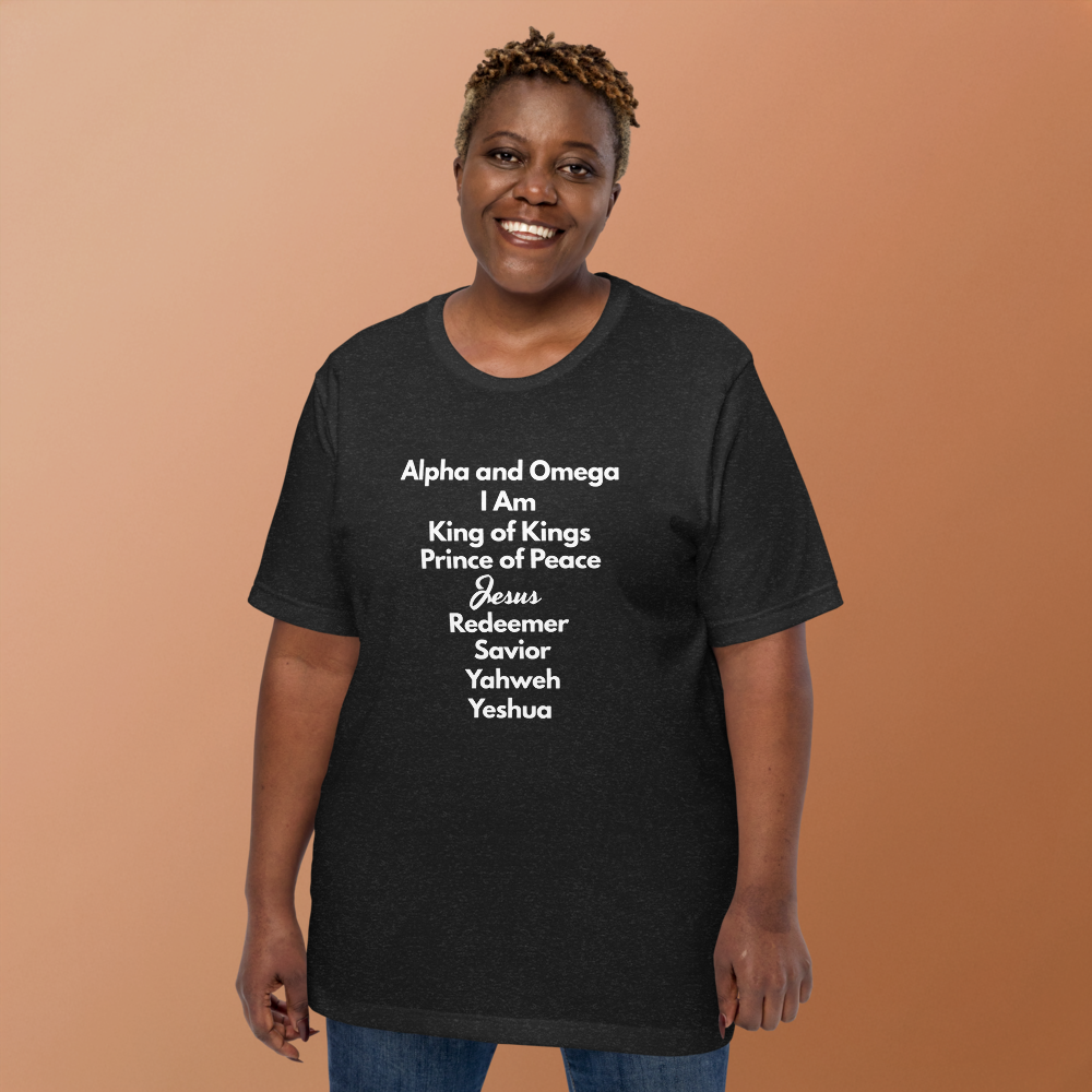 Names of Jesus — Matthew 16:16 Unisex T-Shirt