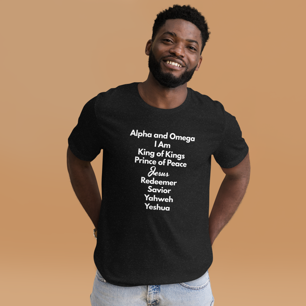 Names of Jesus — Matthew 16:16 Unisex T-Shirt