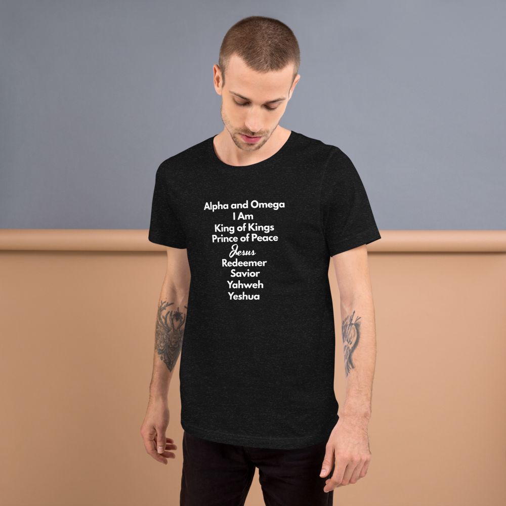 Names of Jesus — Matthew 16:16 Unisex T-Shirt