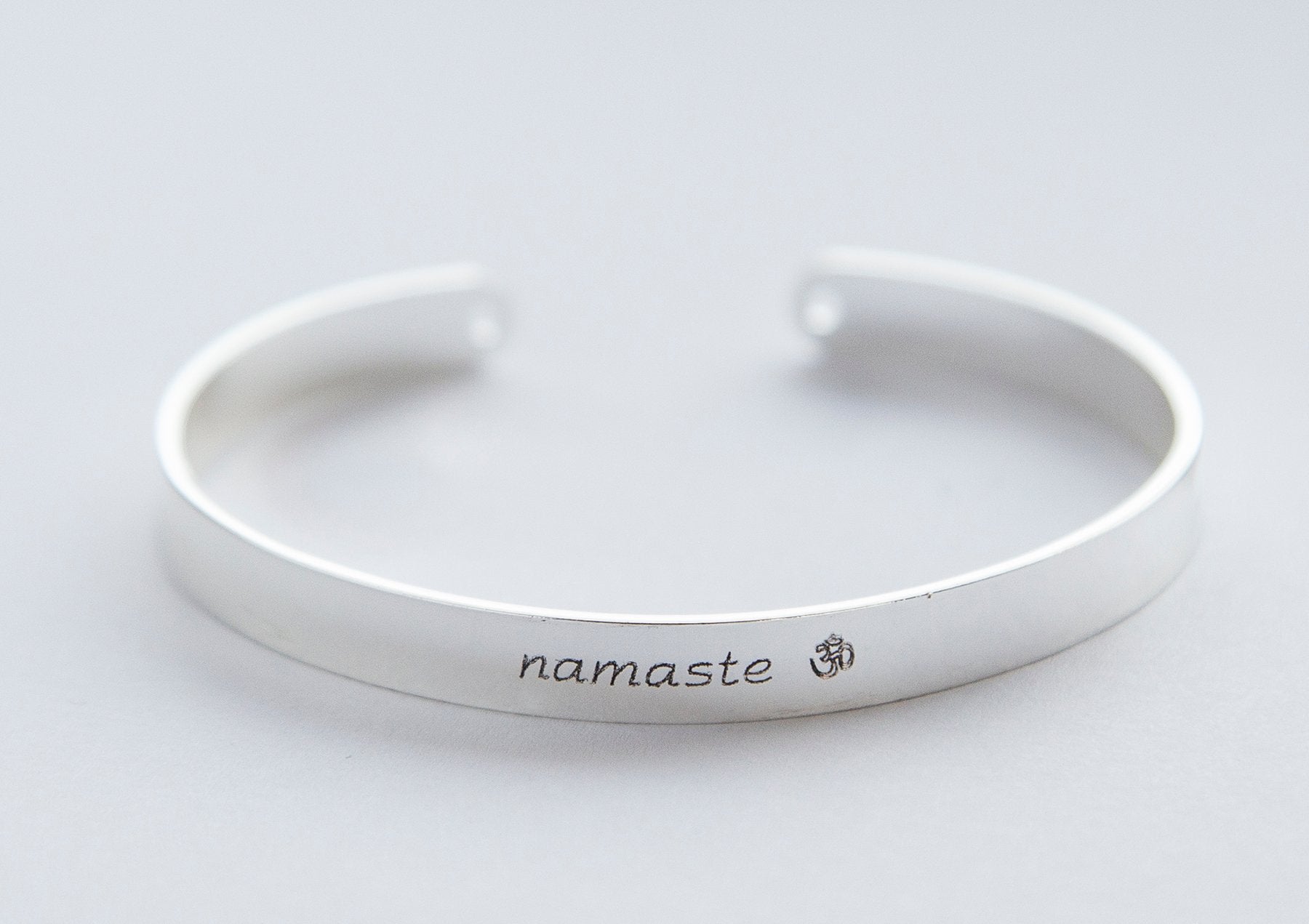 Namaste Engraved Bracelet