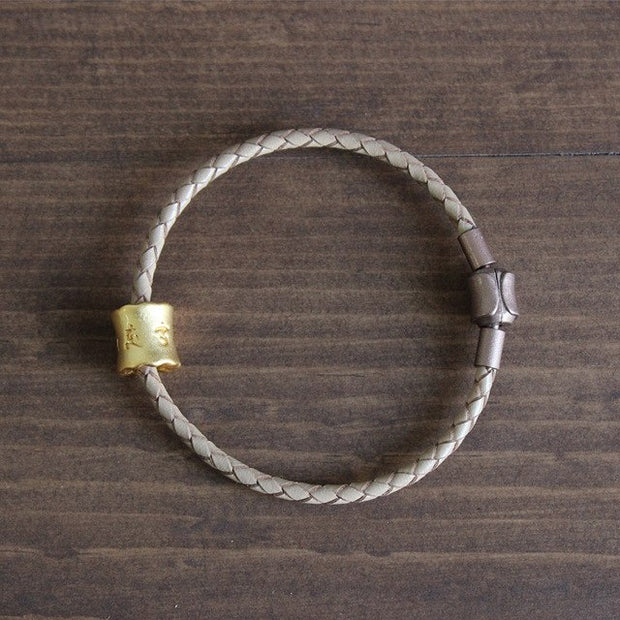 OM Tibetan Braided Bracelet