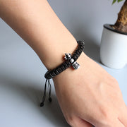 Coconut Shell Vajra Wrist Mala