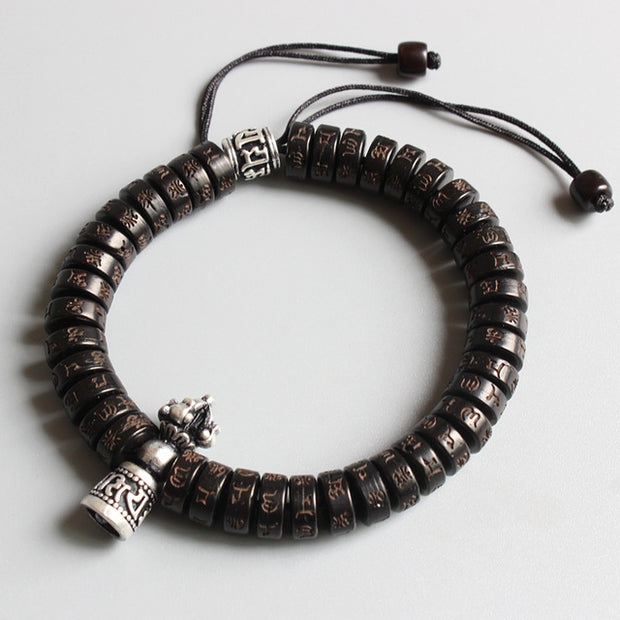 Coconut Shell Vajra Wrist Mala