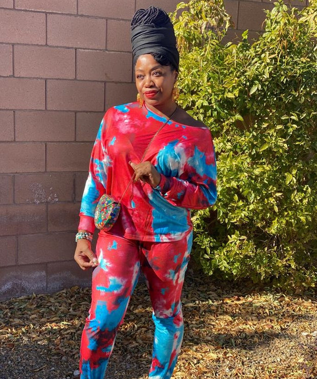 Boho Two Piece Tie Dye Set
