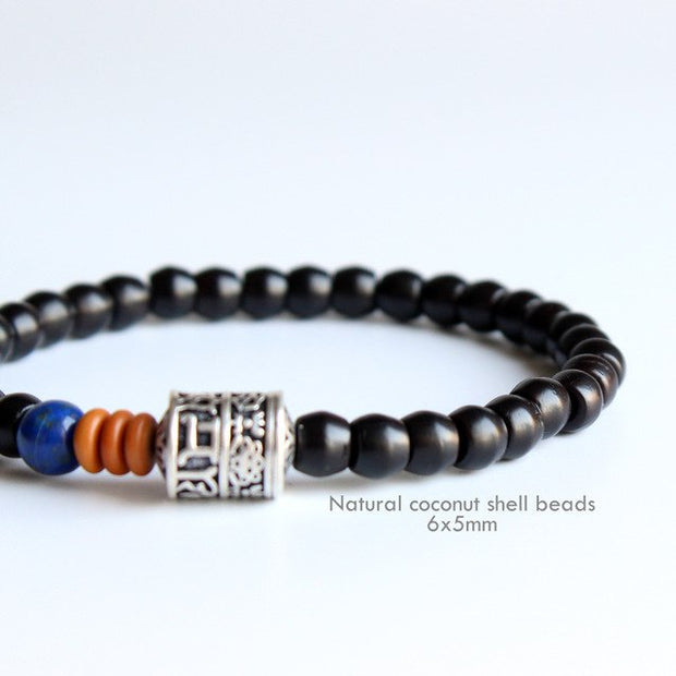 Lapis Lazuli Tibetan Lucky Charm Bracelet