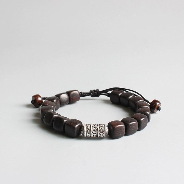 Dark Sandalwood Tibetan Bracelet