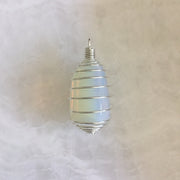 Wire Wrapped Tumbled Pendant