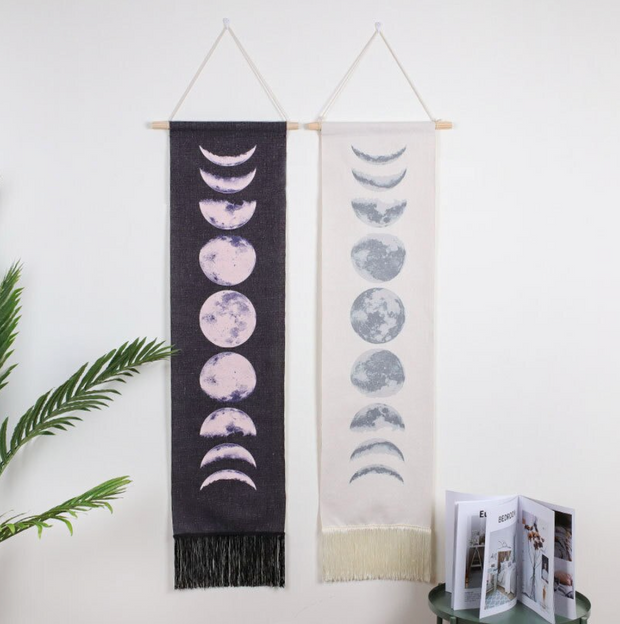 Moon Phases Wall Tapestry
