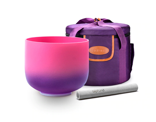 Unicorn Frosted Quartz Crystal Singing Bowl