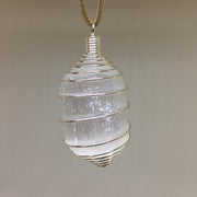 Wire Wrapped Tumbled Pendant