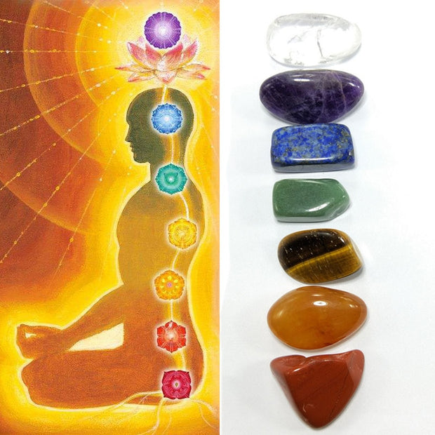7 Chakra Tumbled Stone Set