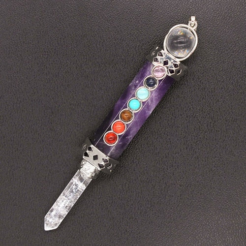 Reiki Crystal Quartz Pendulum