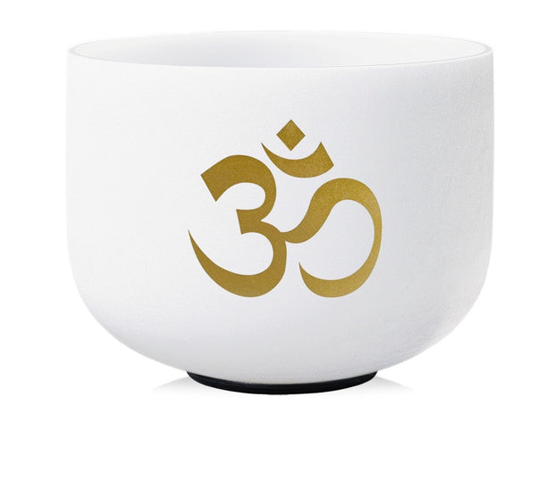 Crystal Quartz "OM" Singing Bowl
