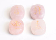 Rose Quartz Reiki Palm Stones