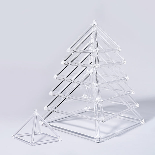 7 Piece Crystal Singing Pyramid Set
