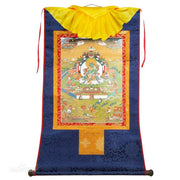 Tibetan Thanga Scroll Satin Painting