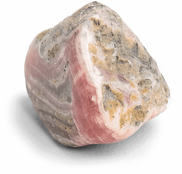 Rhodochrosite Palm Stone